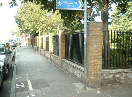 Hoxton park September 2006, walking same direction as in the video