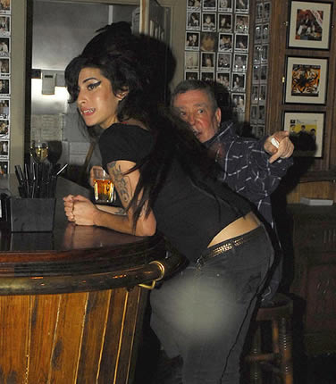 Amy Winehouse at the Hawley Arms