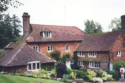 Front view of the house