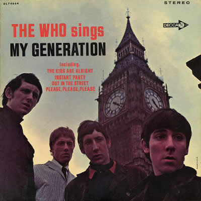 The "My Generation" album cover from 1965