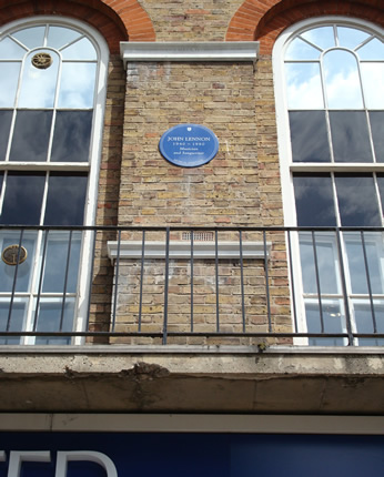Musical heritage plaque honoring John Lennon